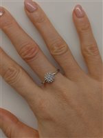 Anello Damiani Donna Margherita in Oro bianco Diamante 0.16 Ct 20072979 - 20072979